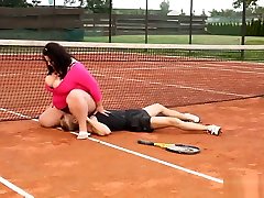 Bbw son lacta porn Won In Tennis Game Claiming Her Price Outdoor Sex