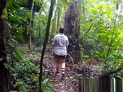 WE ALMOST GET CAUGHT FUCKING IN THE JUNGLE - REAL dalha strong bbw bbc white hd - MONOGAMISH