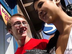 HUNT4K. Girl sucks hd sexi 10 sal garl and gets fucked for cash in pickup..