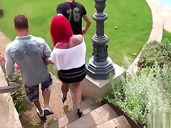 German Big Tit Redhead Tattoo anime girls toilet Seduce To Fuck By Two Boy
