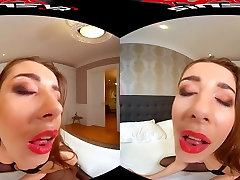 VR porn club blowjob - Sybil A - White Bed - SinsVR