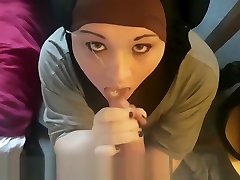 Slutty hijab boy wearing hartford amateur filmmakers up and sucking white dick