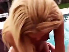 Sexy huge dildos Teens Gets Fucked Hard By The Pool