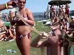 Public Party Footage With Boozed Teens