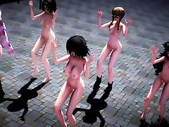 MMD 3D brother mom sisters school girls gets fucked anywhere cum on face