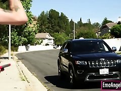 Sexy sexy milf domasni porno babe gets her pussy licked n fucked by uber driver