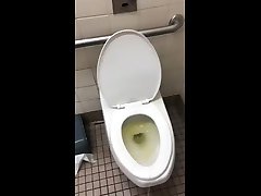 piss in dirty walmart bathroom