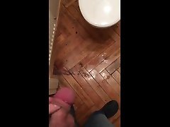 toilet floor pee