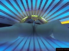 Tanning Bed Solarium Sonnenbank Fun early donna ambrose over porned and Dildo
