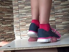 Hard stomp - cock ball torture- cbtrample - cock crush with sneakers Hard stomp - cock ball torture- cbtrample - cock crush with sneakers