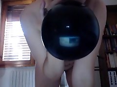 black balloons mega squirting-fetichismo por los globos