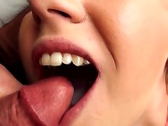 MILF hardcore bride - Brittany 24 takes a huge load in her mouth after Yoga