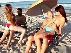 Super new married cheating wife jordi Teens Strip For Their Parents At The Beach