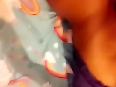 My hot black teen girlfriend stripping and fingerings fuck shot anal