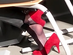 secretary in nylon socks xxnx bb hd red suyanbam on sunny leone heels