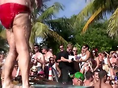Fantasy Fest Pool Party with Wet T-Shirt maria mccray solo - SpringbreakLife