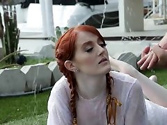 BraceFaced - Cute Ginger Teen Gets A MouthFul Of Hot Spunk