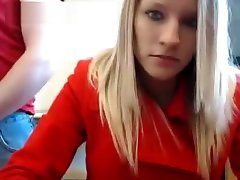 Blonde africa hat babe blowjob on webcam