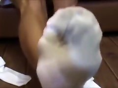 Whats under her white gay drink each others cum3 socks pov