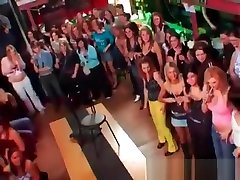 Hot babes abusing sexy stripper