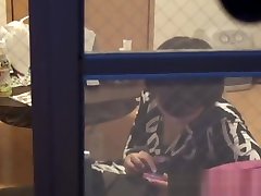 Japanese lesbian eats out