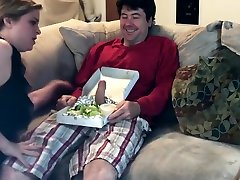 Horny MILF gets a big dick salad delivery - Erin Electra