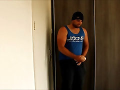 J-Art male solo with 12 inch cock dildo undershirt version J-Art male solo with 12 inch cock dildo undershirt version