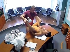 Doctor sarali petite patient after nurse