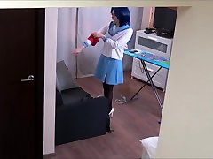 Czech cosplay teen - Naked ironing. sex hanimoon porn video
