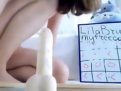 Teen girl uses two khoily mani video toys on pussy