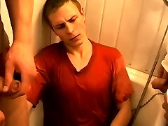 Kink twink free gay piss tube red period 3 Way Piss Sex in the Tub
