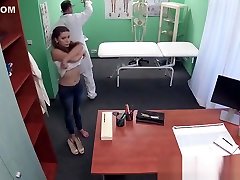 Doctor treats his patient with his cock and slams her pussy
