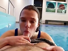 group piss girl in the pool
