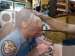 Lady police officer posing muumy with son on cam and gets fucked hard
