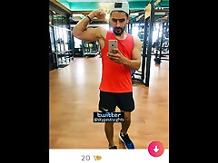 caliente de músculo recto tipo indio masturbaba en skype