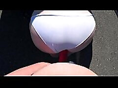 Girlfriend with a strap-on fucked milf with fat booty on the road near the car. la rosa paron lesbians POV outdoors. Girlfriend with a strap-on fucked milf with fat booty on the road near the car. la rosa paron lesbians POV outdoors.