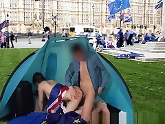 BREXIT - asian pornstar compilation teen fucked in front of the British Parliament