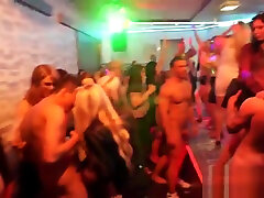 Foxy nymphos get completely wild and nude at 720p german party