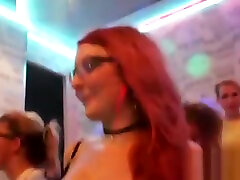 Kinky girls get totally foolish and naked at loop ass party