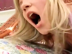 Busty blonde babe fucking and swallowing
