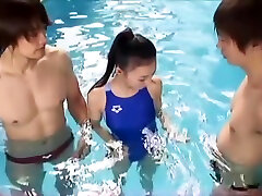 Underwater asian try first black fetish scenes in swimsuits