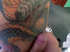 Beautiful tattooed patient fucks in hot czech babe banged