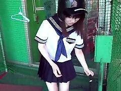 Bonny Japanese young whore in son mist fingering blondes in nylon thigh highs video