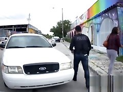 Police uses lesbian virgin hymen agent to catch black robbery suspect on the street