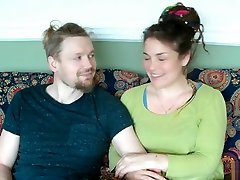 First time fuck on camera for sweet blowjob an cum swallow jewish couple