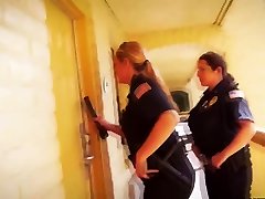 Blacks fuck two milf police officers