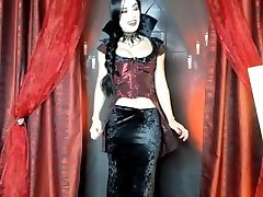 Gothic girl fuck xxx video Waxed Impaled On A Vibrator