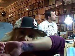 adam eve hd seachkim agnelli gets tattooed while playing with her tits
