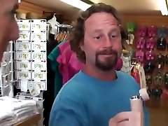 Charming fair-haired cuties fuckinag woman making guy happy by giving an amazing handjob