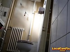 wife watching hubby suck cock cam in bathroom